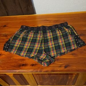 Savage X Fenty Plaid Sleep Shorts